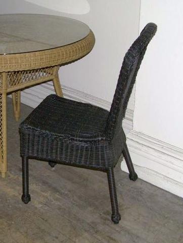 Outdoor Resin Wicker Patio Dining Chairs \ Wicker Central.com